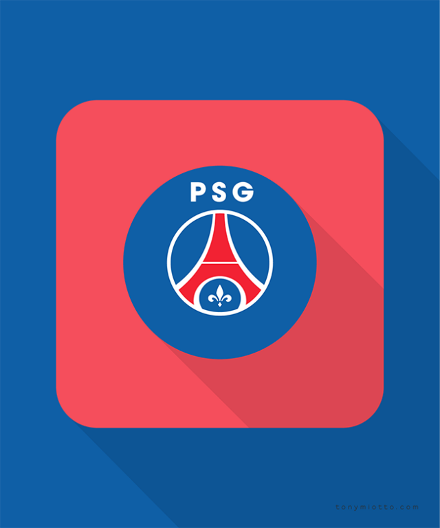 Flat Football Club Logos -France- – Fubiz Media