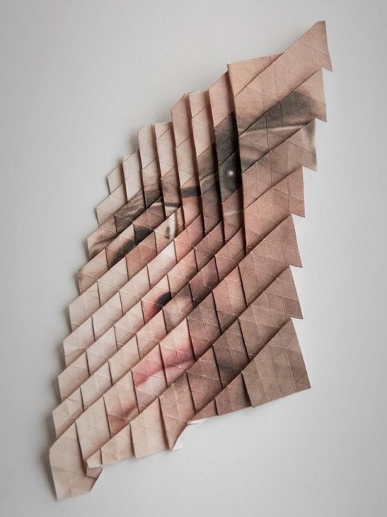 Origami Faces By Aldo Tolino Fubiz Media