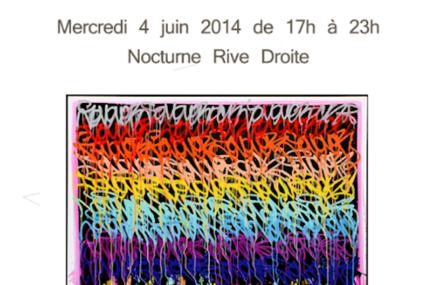 Invitation Nocturne Rive Droite mercredi 4 juin 2014