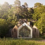 Cluster of Wooden Cabins-1