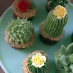 House Plant Cactus Cupcakes-2