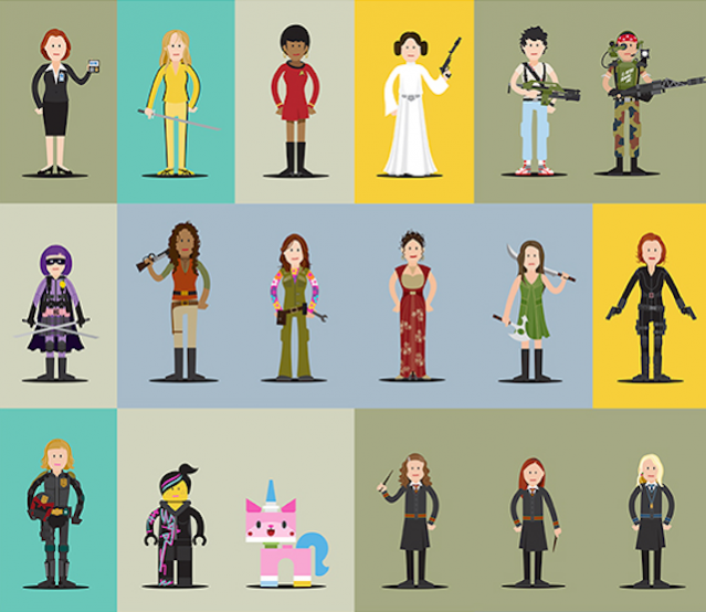 Famous Female Characters In Movies And Tv Fubiz Media 