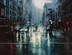 Captivating City Streets Paintings Fubiz Media