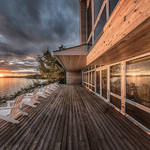 Superb Wooden Beach House in Canada-0