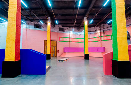 Yinka Ilori Designs A Colourful Skate Park In Lille