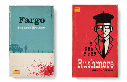Contemporary Movies Transformed Into Old Books Cover