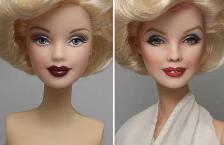 Realistic Dolls with Paint