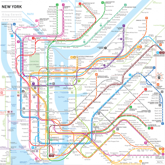 Simplified Subway Maps – Fubiz Media