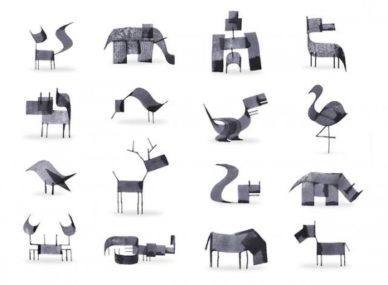 Calligraphy Animals by Andrew Fox – Fubiz Media