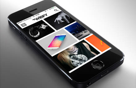 Twibfy iOS7 app design