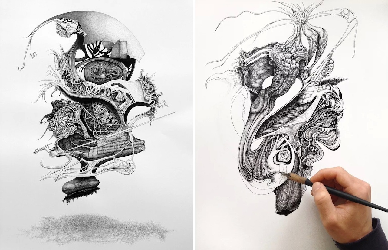 Pen and Ink Drawings by Philip Frank – Fubiz Media