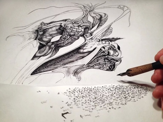 Pen and Ink Drawings by Philip Frank-8 – Fubiz Media
