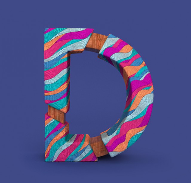 3D Patterned Alphabet – Fubiz Media