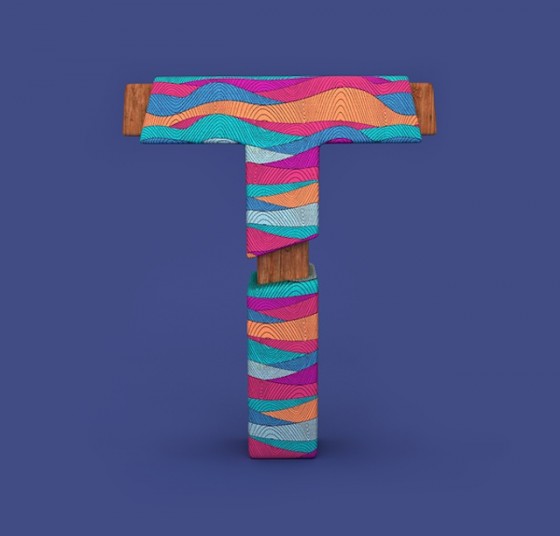 3D Patterned Alphabet – Fubiz Media