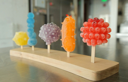 Cactus And Virus Popsicles