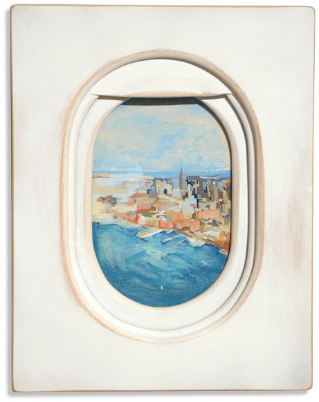 Views From A Plane’s Window Paintings – Fubiz Media