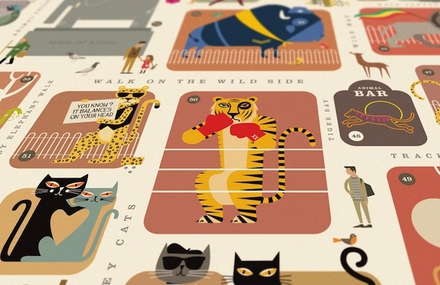 Wild Animals And Music Posters