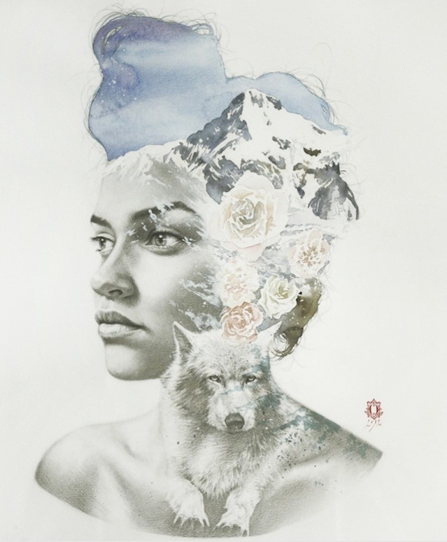 Double Exposure Paintings – Fubiz Media