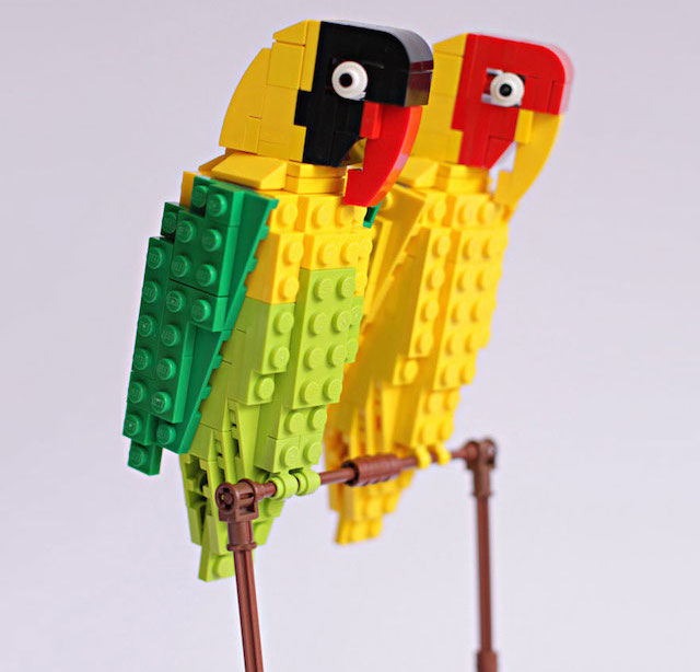 Birds in LEGO by Tom Poulsom – Fubiz Media