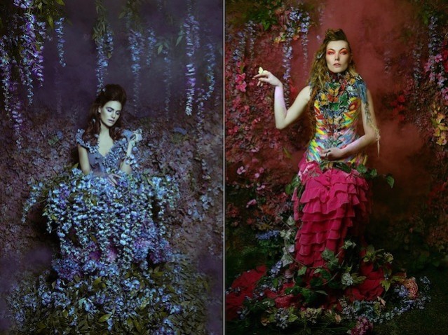 Women Portraits in Gardens of Flowers – Fubiz Media