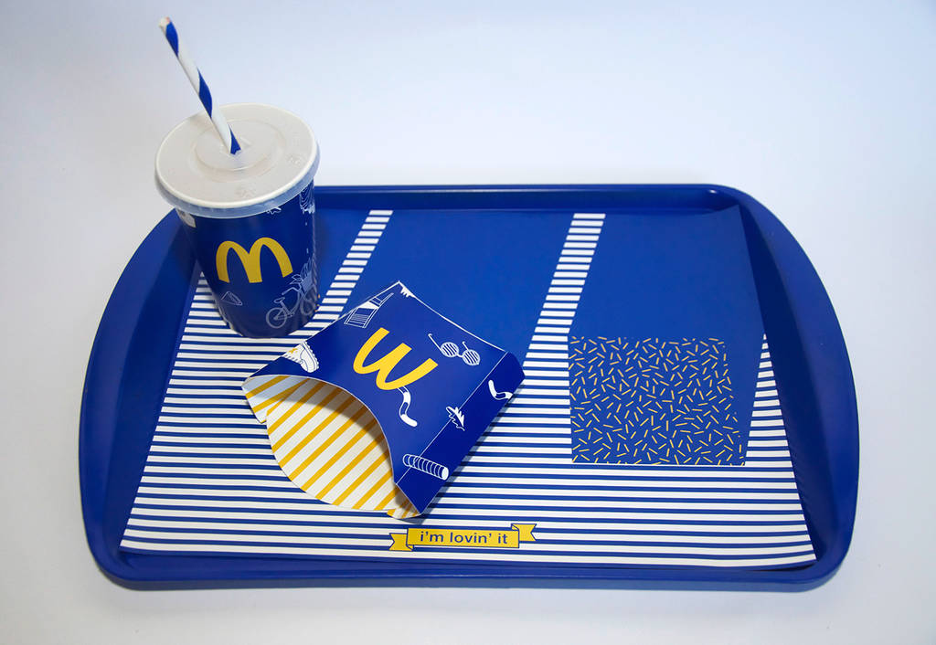 A Refreshing Blue and White McDonald’s Rebranding – Fubiz Media