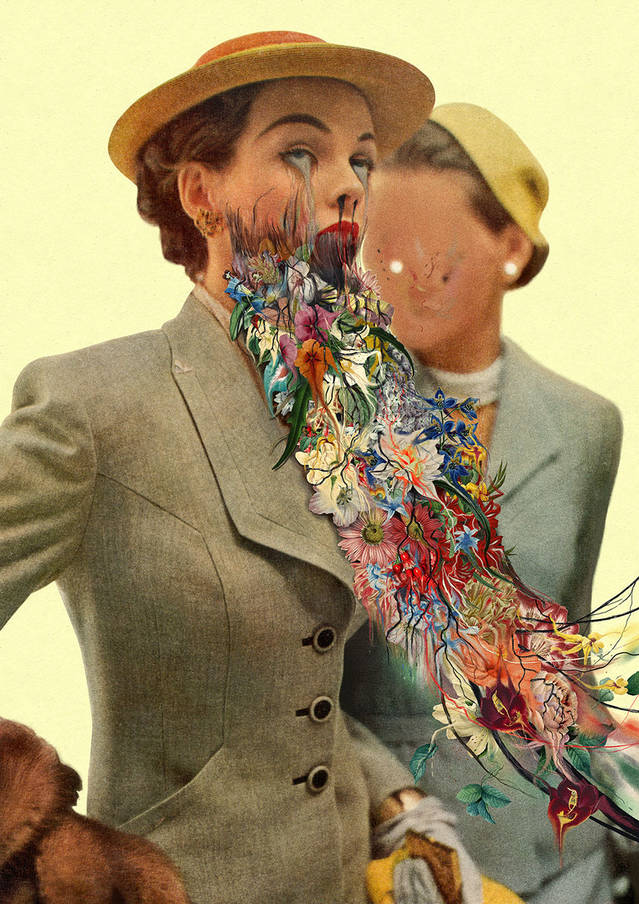 Psychedelic Collages and Illustrations by Dromsjel – Fubiz Media