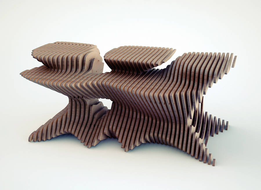 Flowing Wooden Furniture – Fubiz Media