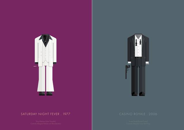 Illustrations of Famous Movie Characters Costumes – Fubiz Media