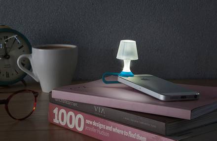 Tiny Lampshade Turning Your Smartphone Into a Light