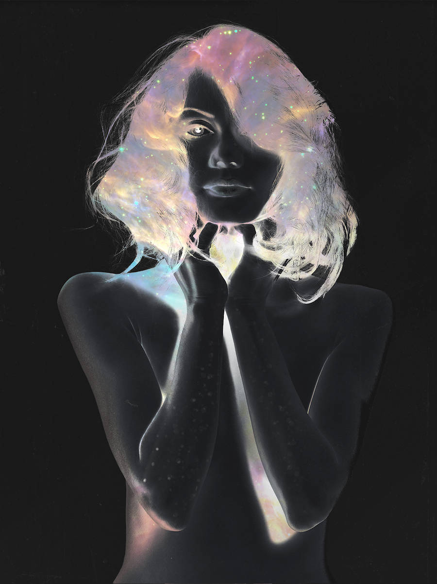 Negative Portraits Using a Galaxy Color Palette – Fubiz Media