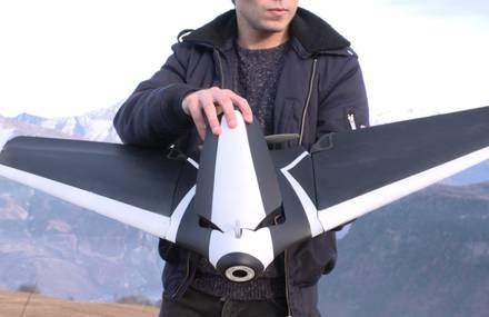 New Drone Parrot Disco Prototype