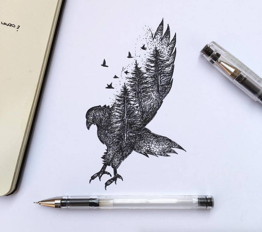 Beautifully Detailed Pen Doodles By Artist Kerby Rosanes