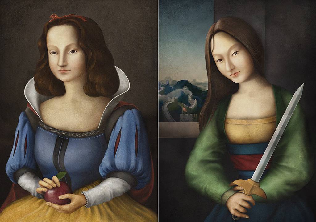 Disney Princesses Reimagined as Renaissance Icons – Fubiz Media