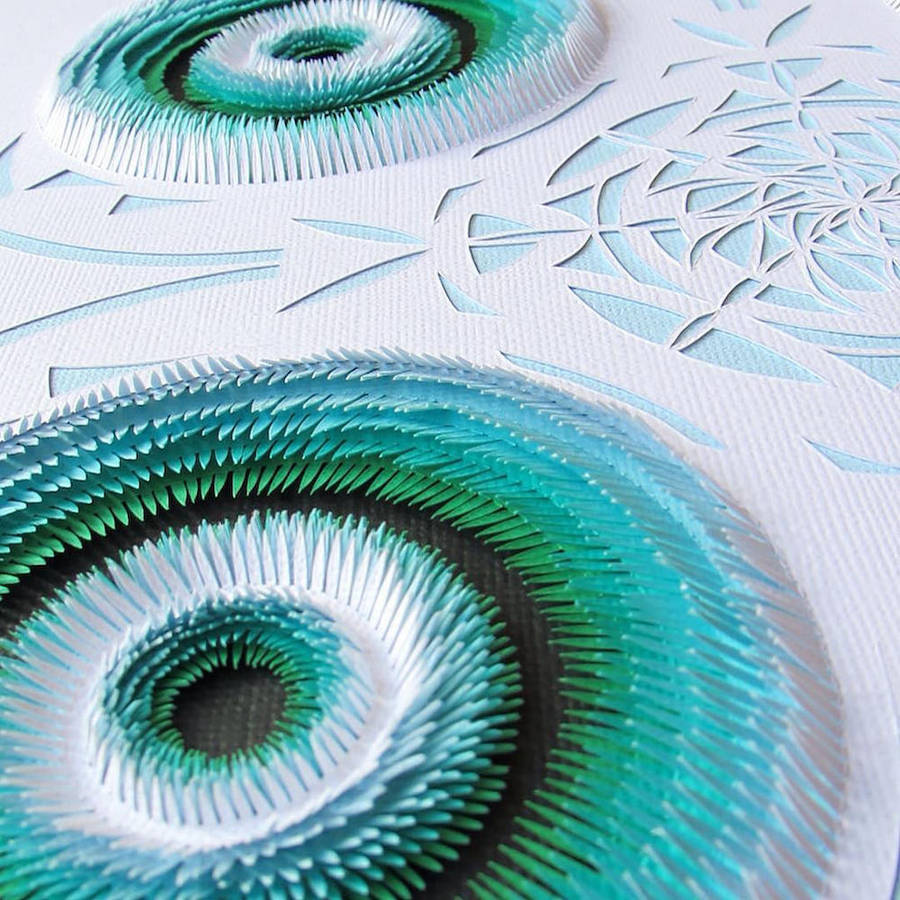 mesmerizing paper art