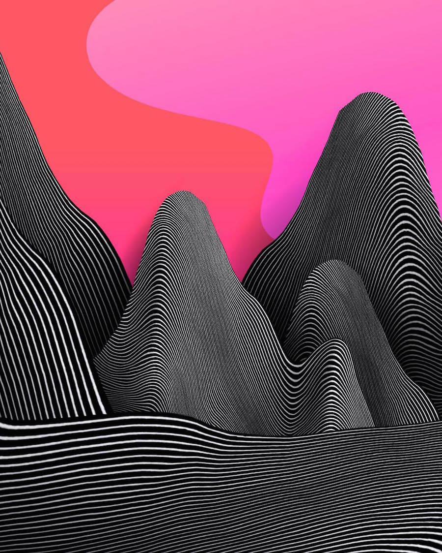 Surreal and Geometric iPhone Design Art – Fubiz Media