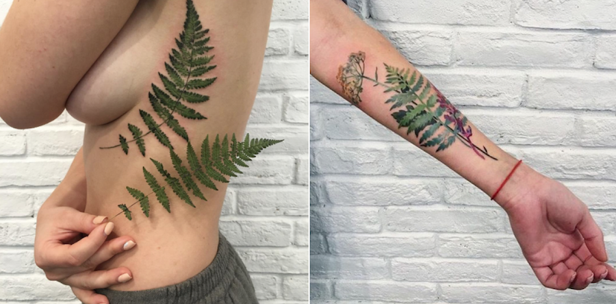 Leaf Tattoos  InkStyleMag