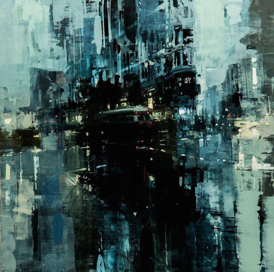 New Cityscapes Oil Paintings By Jeremy Mann   Fubiz Media