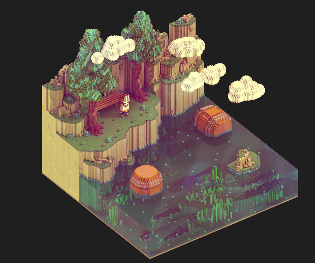 Voxel Art by Sir Carma – Fubiz Media