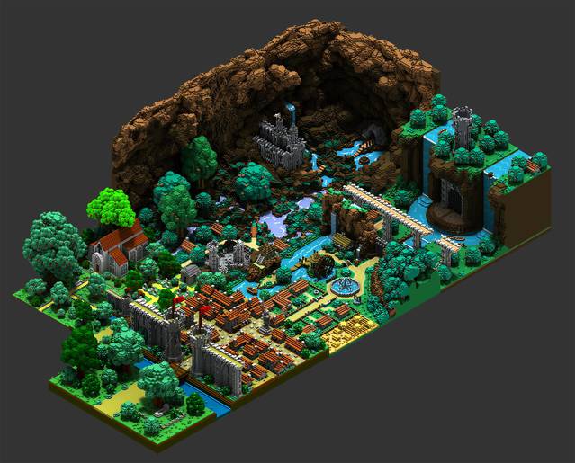 Voxel Art by Sir Carma – Fubiz Media