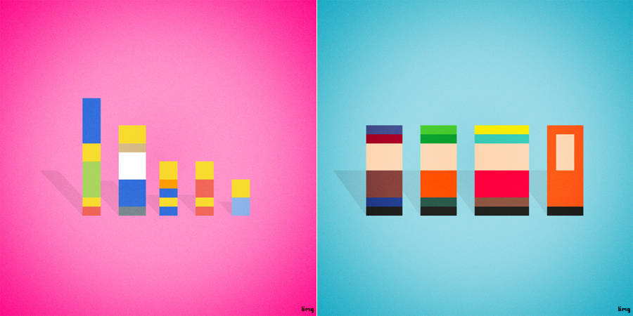 South Park Characters Reimagined on Behance