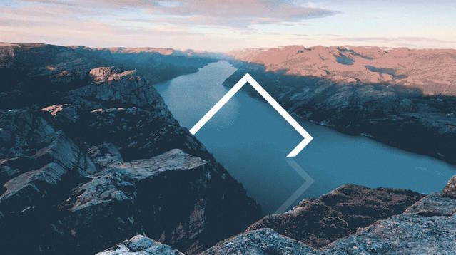 Poetic GIFs of Landscapes Filled with Geometric Shapes – Fubiz Media