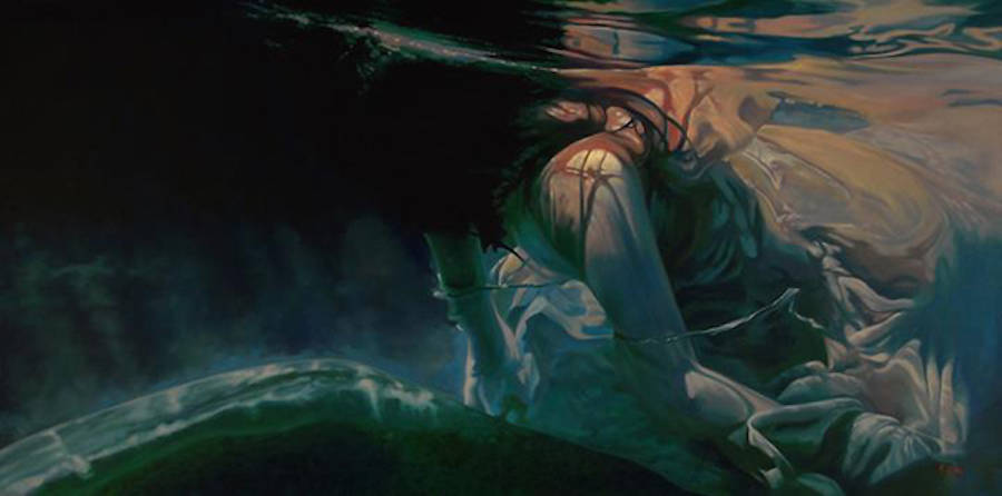 Dreamlike Underwater Oil Paintings by Mark Heine – Fubiz Media