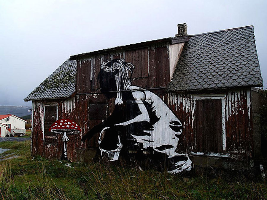 Uncluttered and Realistic Norwegian Street Art-1