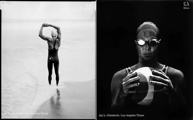 Black and White Portraits of Olympic Athletes Taken with a Photographic ...