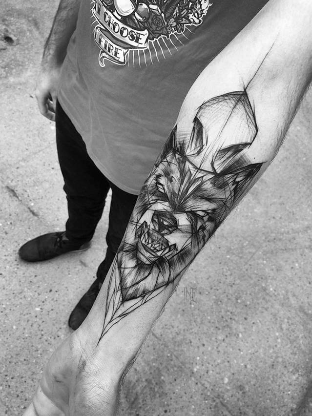 Impressive Black and White Sketch Tattoos – Fubiz Media