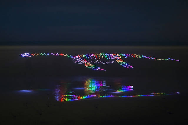 Incredible Light Painting Dinosaurs & Animals – Fubiz Media