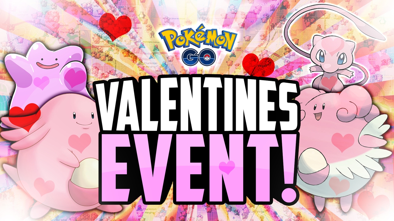 Pink Pokémon Go for Valentine’s Day Media