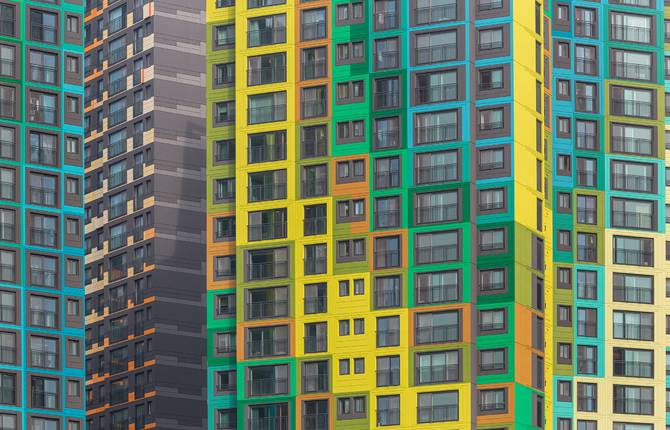 Colorful Blocks in South Korea