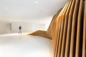 Sculptural Wood Staircase In LVMH Office by Ora Ito – Fubiz Media