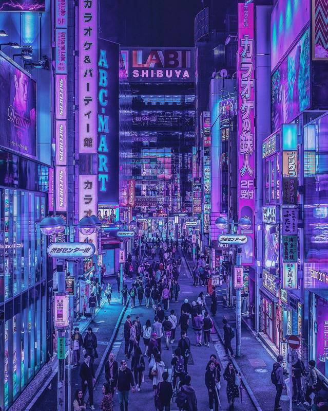 Nightlife in Tokyo’s Streets by Yoshito Hasaka – Fubiz Media